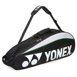 Badminton Racket Bag For 3 Racquets Waterproof Single Shoulder Shuttlecock Rackets Sports With Shoes Compartment 240223