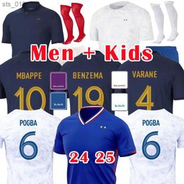 Fans Tops Euro Cup French Home jersey soccer jerseys COMAN KANTE foot equipe Maillots GRIEZMANN kids kit player football shirtH240312