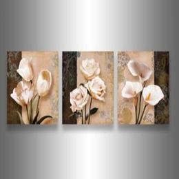 3 Piece Wall Art Modern Abstract Large cheap Floral Black And White tree of life Oil Painting On Canvas home decoration Poster2542