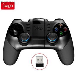 Game Controllers Joysticks Ipega PG-9156 Bluetooth Gamepad 2.4G Wireless Game Controller Mobile Trigger Joystick For iOS MFI Games Android TV Box PC PS4 L24312