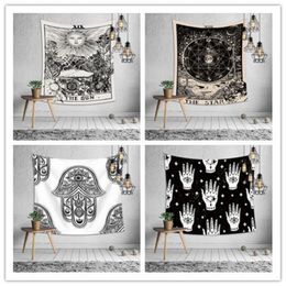 Bedroom wall hanging tapestry decoration Euramerican divination astrology printing tablecloth bed sheet yoga mat beach towel party197R