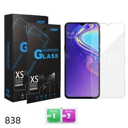 For For iPhone 15 Pro Max Plus Moto g 5g G Stylus 2023 Tempered Glass Google Piexl 7 Revvl 6 pro Clear Screen Protector 9H 2.5D with Package 838D