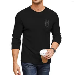 Men's Polos The Vie Hand Long T-Shirt Edition T Shirt Korean Fashion Quick-drying Tees Heavy Weight Shirts For Men