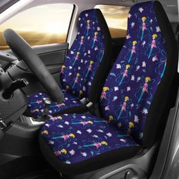 Car Seat Covers Pattern Print Fairy Cover Set 2 Pc Accessories Mats