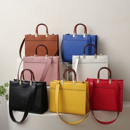 Große Kapazität Shine Designer Tote Damen Handtasche Echtes Leder Casual Totes Tasche Luxus Umhängetaschen Reise Mode Designer Geldbörse Klassische Umhängetaschen Handtaschen