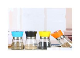 Salt And Pepper Mill Grinder Plastic Pepper Grinder Shaker Spice Salt Container Condiment Jar Holder Grinding Bottles Quickily Rpt1234029