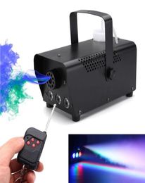 LED Stage Fog Machine fast disco Colourful smoke machine mini LED remote fogger ejector dj Christmas party8527553