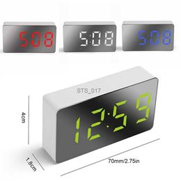 Other Clocks Accessories Simple Luminous Electronic Desktop Clocks USB Wake Up Clock Smart Timer Mini Square Small Alarm Clock Cartoon Digital PracticalL2403