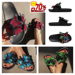 2024 designer sandals famous slippers slides leather womens shoes summer beach heel Casual outdoors GAI Italy Slippers paris New fashion