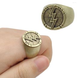 Cluster Rings Movie Superhero Flash Barry Allen Cosplay Ring Unisex Fashion Jewellery Accessories Gifts