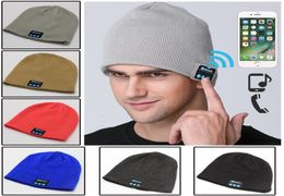 Cylcling Riding Bluetooth Earphone Music Hat Winter Wireless Headphone Cap Headset With Mic Outdoor Sport Warm Hat Headset9706832