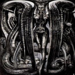 Art Poster Hr Giger Li II Fabric poster 36 x 24 Decor-016202a