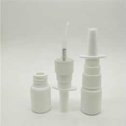 500pcs 5ML/017oz Portable White HDPE Nasal Spray Bottle Travel Packing Nasal Spray Medical Bottle Fktoq