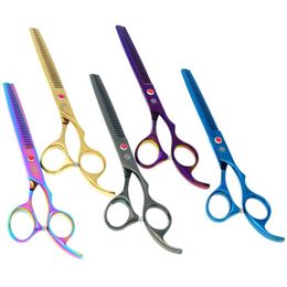 6 5 Purple Dragon Professional Pet Scissors for Dog Grooming Sharp Edge Thinning Scissors Clipper Shears Animals Hair Cuttin152l