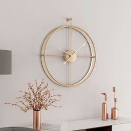 55cm Large Silent Wall Clock Modern Design Clocks For Home Decor Office European Style Hanging Wall Watch Clocks 210309316N