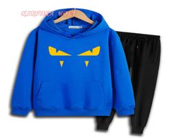 Little Devil Luxury Designer Fashion Kids Boy Girl Clothes SportswearAutumn Baby Hoodies 2Pcssets Children Outfit Toddler Cotton 6541528