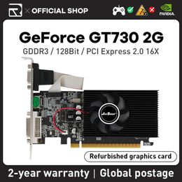 NVIDIA JIESHUO GT 730 2G Video Graphics Card PCI EXPRESS 2.0X16 GPU 64 Bit gt730 2gb Office Bestseller Display GT730