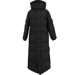 Womens Down Parkas Parka Coat Extra Maxi Long Winter Jacket Women Hooded Big Plus Size Female Lady Windbreaker Overcoat Outwear Clothing