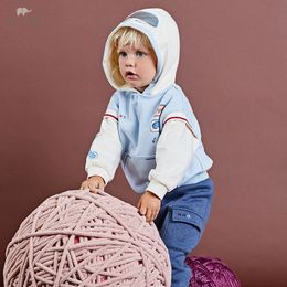 Dave Bella Barn flickor tröjor Bomull pojkar hoodies barn baby vårens höst småbarn tjej kläder db3222458 240301