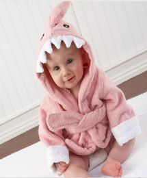 Hooded Animal Modelling Baby BathrobeCartoon Pattern Baby Spa Towel Kids Bath RobeInfant Beach Towels7801156