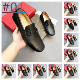 26 Modello lussuoso uomo scarpe eleganti mocassini firmati in pelle traspirante scarpe da ufficio business per uomo mocassini da guida comodo slip on nappa scarpa taglia 6.5-12