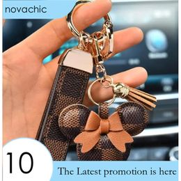 Designer Keychain Wallet Keyring Fashion Purse Car Chain Charm Bucket Bag Flower Mini Coin Holder Keychains 454