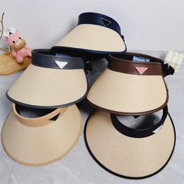 Men Women Sun Hat Designer Top Air Cap Unisex Sunhat Summer Visor Cap Fashion Wide Brim Hats Ultraviolet Proof Hat Fashion Sunbonnet Topi