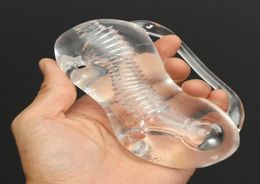 Pussy Masturbators for Male Masturbation Tube Sleeve Masturbator Vagina Butt Vagina Realistic Transparent Men Sex Adult Game Toy7030199