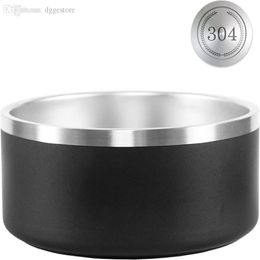 Boomer Dog Bowls 32 oz Stainless Steel Non-Slip Tumblers Double Wall Vacuum Insulated Large Capacity 32oz Dogs Bowl Pets Supplies 2747