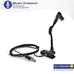 Microphones beta98WBHC clip saxophone trumpet flute wireless microphone system instrument gooseneck cordless mic SLX1 style transmitter