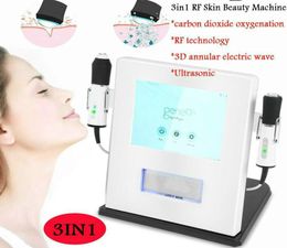 New Version 3 in 1 Portable oxygen facial wrinkle removal machine co2 bubble deep cleaning RF Ultrasonic beauty machine6722008