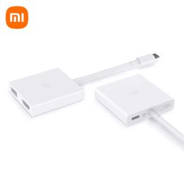 Control Xiaomi Computer Peripherals Adapter USBC Hub TypC to USB 3.0/HDMIcompatible Multifunctional Converter Hub Docking Station