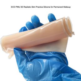 ECO PMU Quality 3D Realistic Skin Tattoo Practise Silicone 3mm Thickness for Tattoo Permanent Makeup Artist 240304