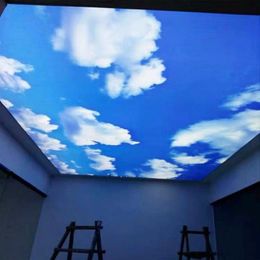 Window Stickers Self-Adhesive Film Opaque Sky Cloud Stain Glass Privacy Bedroom Kitchen Balcony Decorative Vinile286a