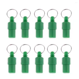 Dog Apparel 10pcs Anti-Lost Cat Name Address Label Tag Barrel Storage Tube Pet ID Tags