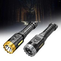 Flashlights Torches LED Rechargeable Camping Torch For Backpacking Outdoor Climbing