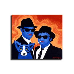 Paintings George Rodrigue 22Hd Canvas Print Home Decor Art Painting Unframedframed7399509 Drop Delivery Garden Arts Crafts Dhecb