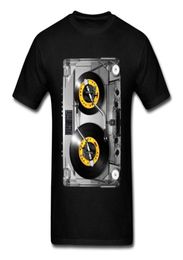 Old School Cassette Tee Shirt NONSTOP Play Tape T Shirt Electronic Music Rock Tshirts For Men Birthday Gift Band T Shirt 2207152457904