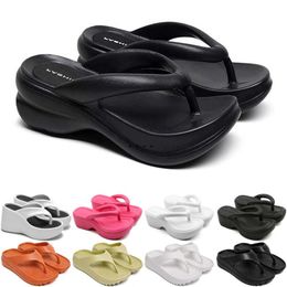 Designer slides sandal slipper q1 sliders for men women sandals slide pantoufle mules mens slippers trainers flip flops sandles color48 GAI