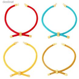 Pendant Necklaces OCESRIO Fashion Adjustable Cotton Rope Chain for Bracelet Making DIY Gold Plated Copper Jewellery Creation Wholesale cana012L242313