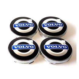 Wheel Covers 4Pcs/Set 60Mm Alloy Voo Center Caps Hub Er Car Emblem Badge Blue C30 C70 S40 V50 S60 V60 V70 S80 Drop Delivery Automobile Ot4Mb