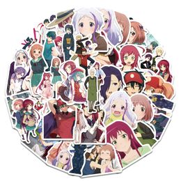50 PCS Funny Anime Stickers For Skateboard Guitar Car Fridge Helmet Ipad Bicycle Phone Motorcycle PS4 Notebook Pvc Decals