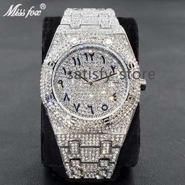 Iced Bling Out Watch Hip Hop Luxury Fashion Watch for Men AAA Stainless Steel