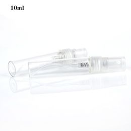 DHL Free Cosmetic Perfume Glass Mist Spray Bottles 10ml Perfume Atomizer Bottle With Pump Sprayer Cap On Promotion