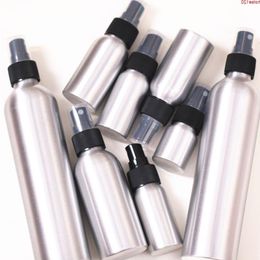 30ml 50ml 100ml Aluminium Spray Atomizer Refillable Bottle Cosmetic Parfume Cleanser Pump Sprayer Deodorant Pot Containers 20pcsgoods Rjmoc