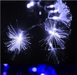 10M 100 LEDs String Fiber Optic Fairy Lights String Lamp Light Christmas Tree Wedding Party Event New YEAR Home el Decoration3120056