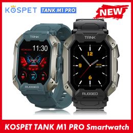 Watches KOSPET TANK M1 PRO Outdoor Sports Smartwatches 1.72'' Fulltouch Screen Smart Watch BT IP69K Waterproof Heart Rate Monitor Watch