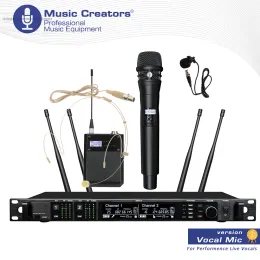 Microphones AD4D KSM8 KSM9 transmitte Stage performace Karaoke mic Dual Channe UHF ture Diversity Digital Wireless Microphone for SHURE