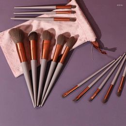 Makeup Brushes 13pcs/set Eye Shadow Foundation Women Cosmetic Powder Blush Blending Beauty Make Up Tool Bag