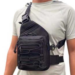 Bags BOWTAC Huning Bag Tactical Chest Bag Shooting Holster Military Shoulder Sling Waist CrossBody Bag Concealed Antitheft Gun Bag